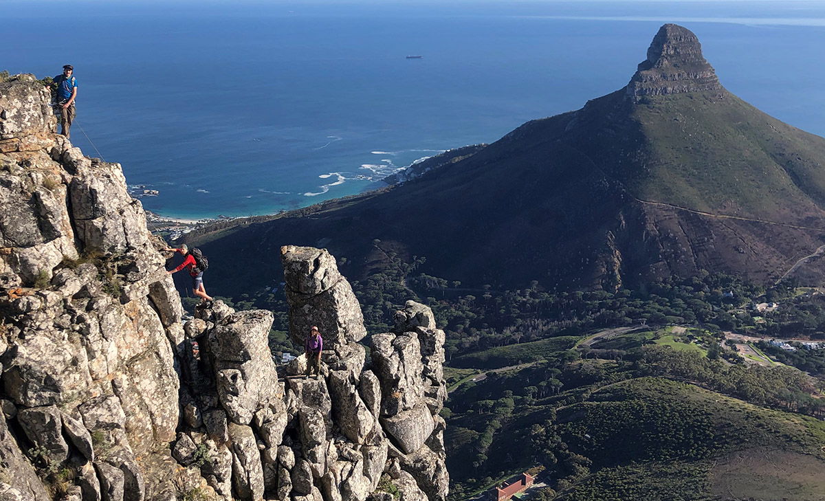 Less-than-ideal conditions - Hike Table Mountain